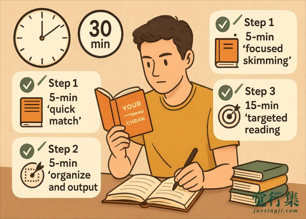 30分钟读完一本书？高手的秘密原来藏在这5个步骤里！