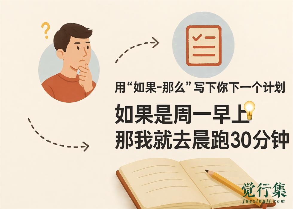 为什么你的计划总是失败？只因为少了这一句话！