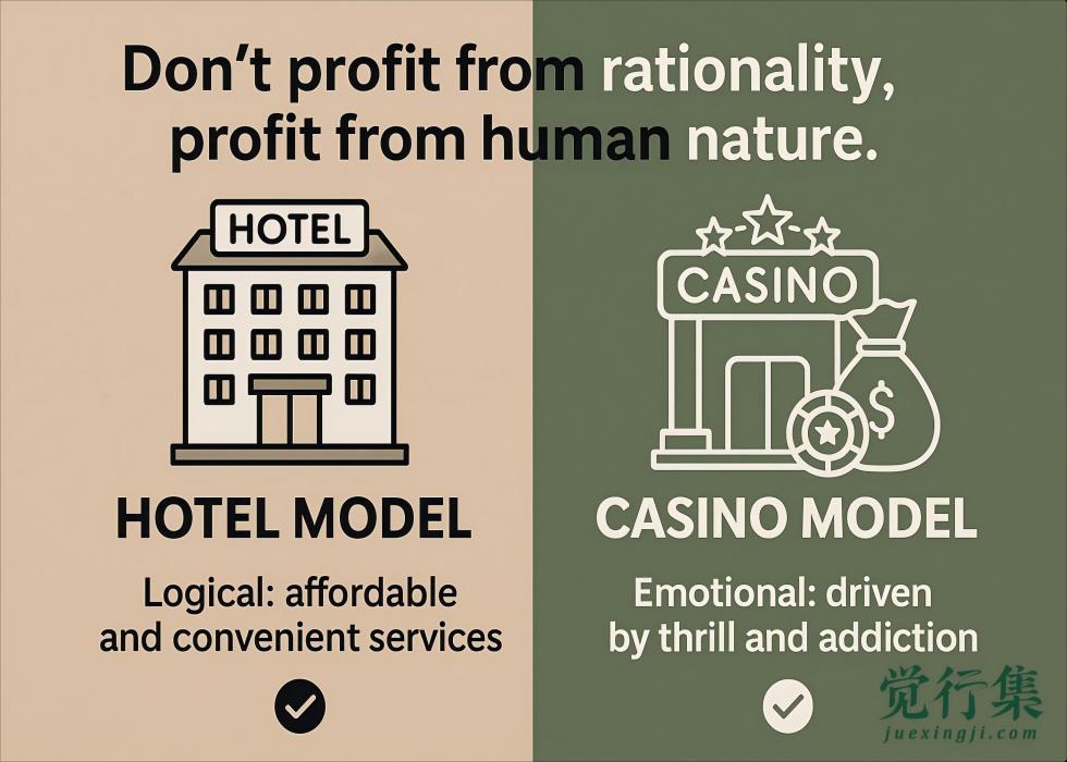别再用“酒店模式”创业了！真正赚大钱的，是这套“赌场思维”