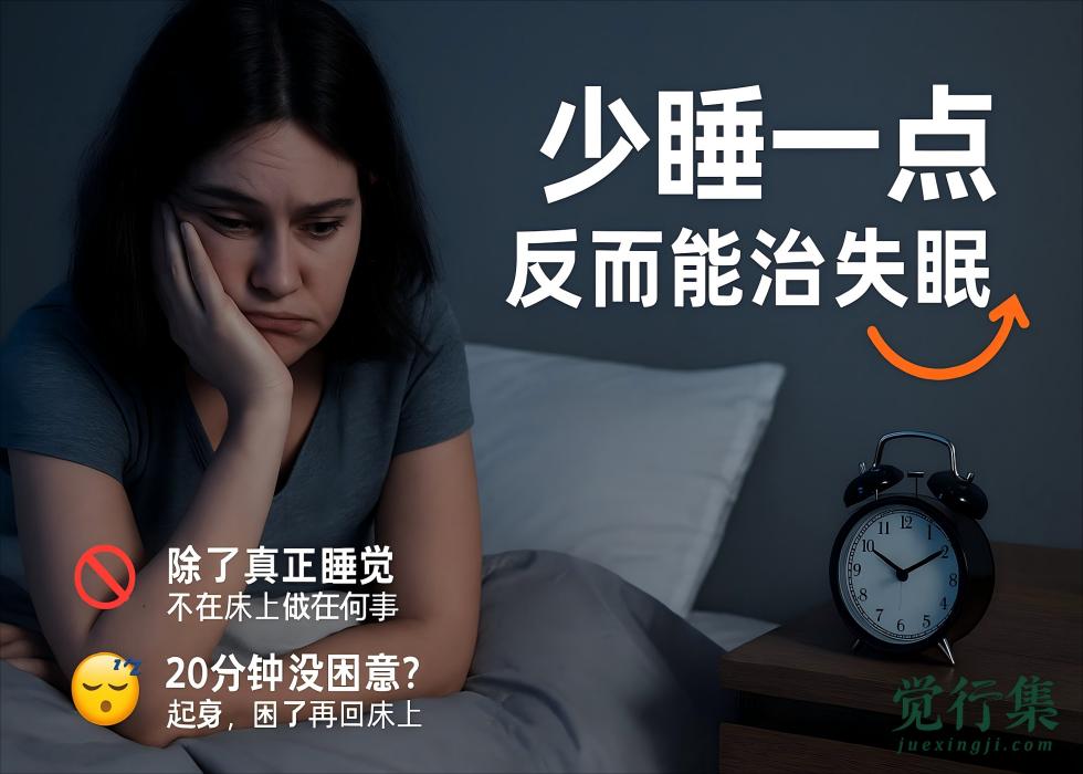 失眠越治越糟？试试“少睡一会儿”的神奇疗法