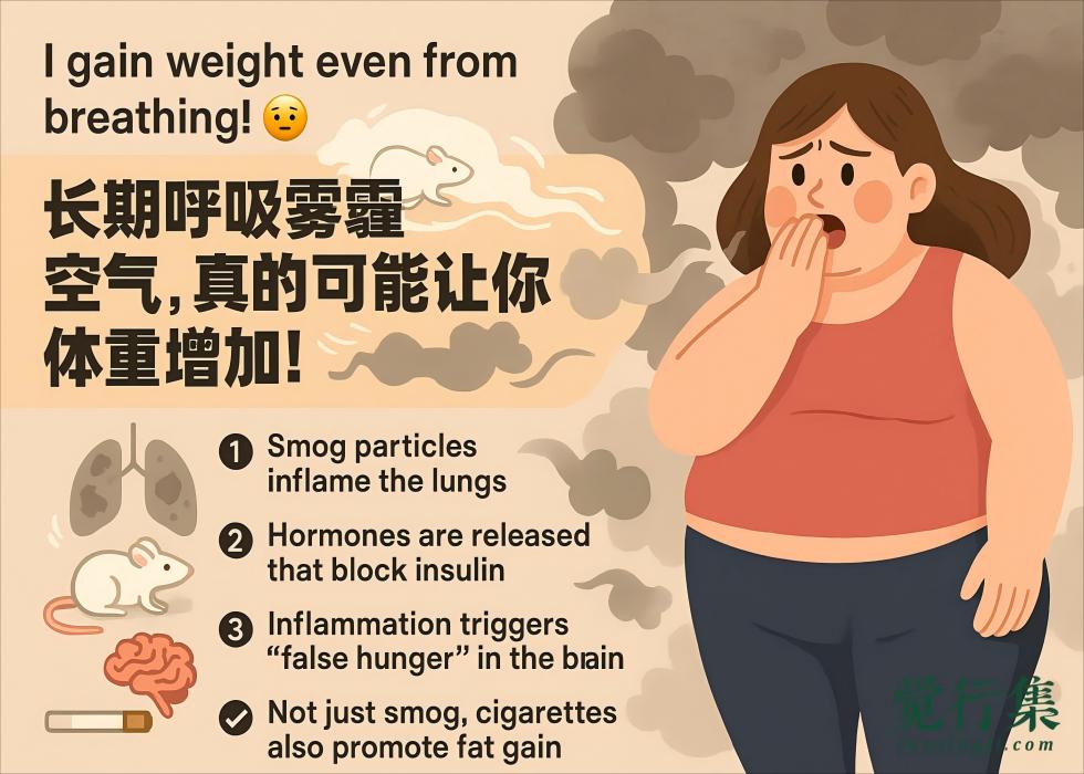 科学家证实：呼吸真的会让你长胖！