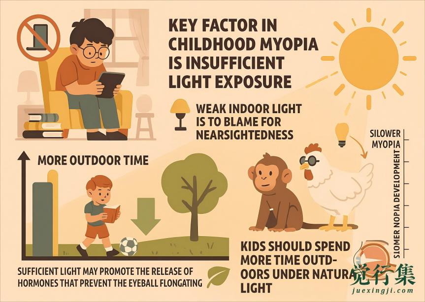 近视不是书看多了？👀真凶竟然是“光照不够”！
