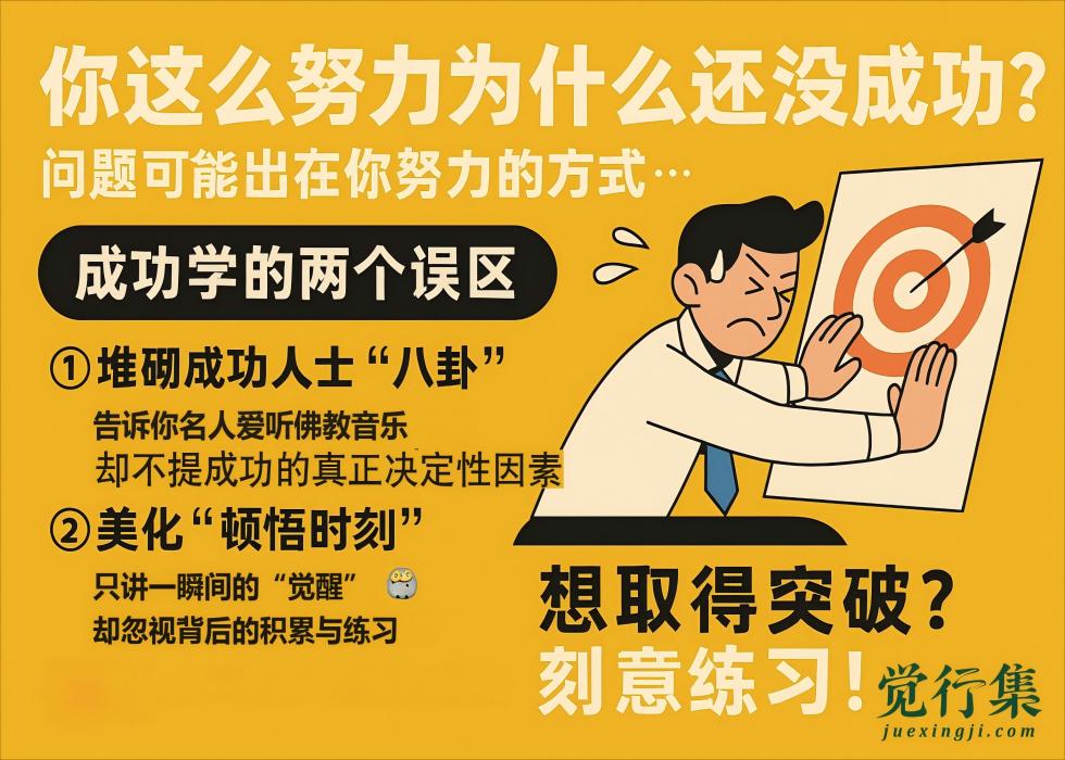 “你不是不够努力，而是努力的方法错了！”成功背后的真相，99%的人都忽视了！