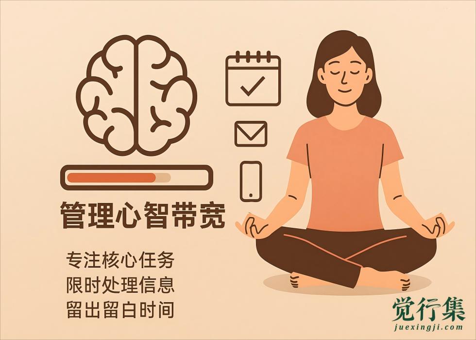 你不是时间不够用，而是“心太挤”了：别让大脑带宽成为穷忙的陷阱