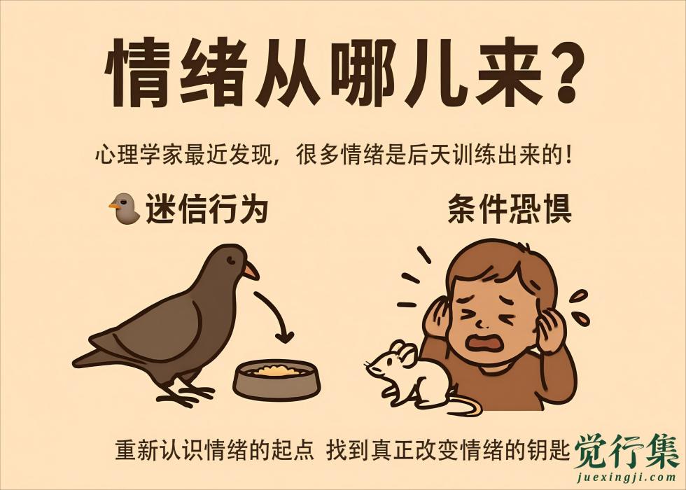 你以为情绪来自内心？其实它是“被教出来”的
