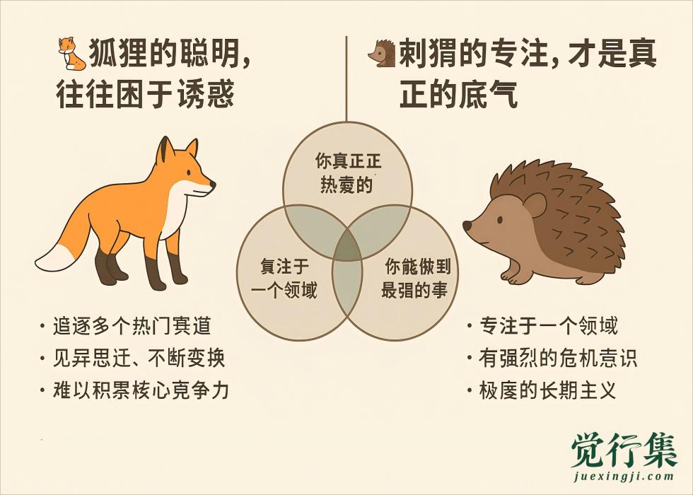 你是聪明的狐狸，还是坚定的刺猬？决定命运的不是智商，而是这3件事