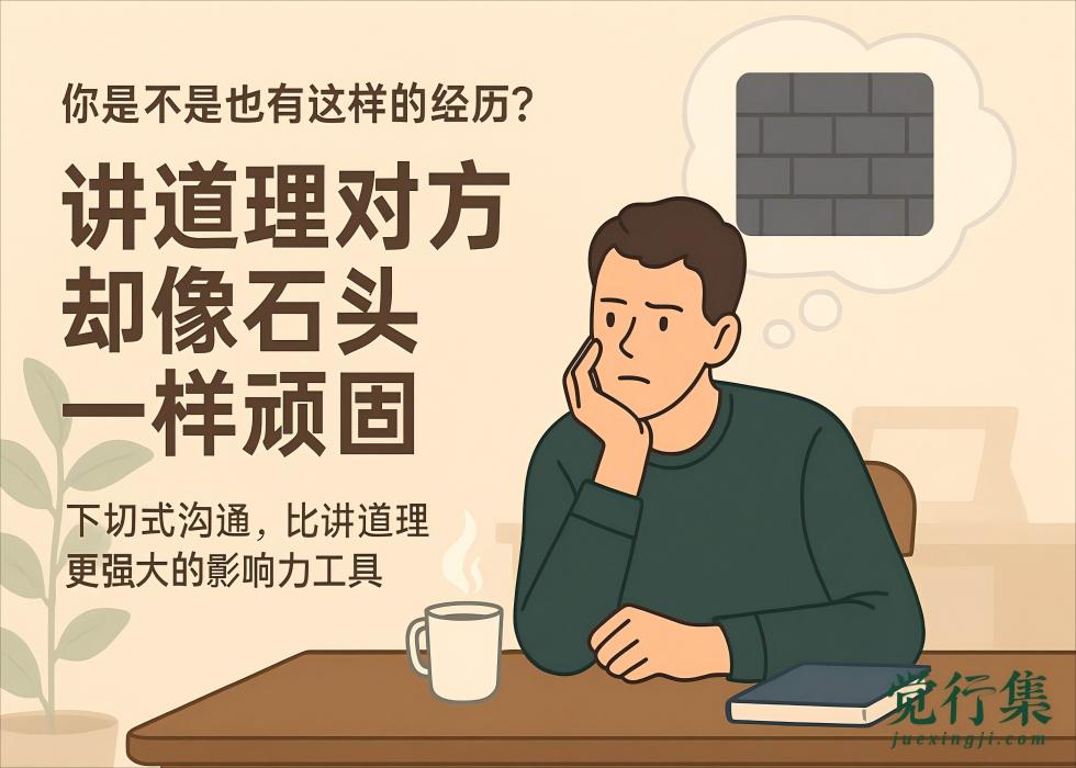 你说的都对，ta却不听？试试“下切式沟通”，从细节中改变信念