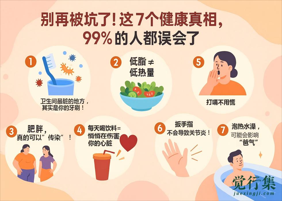 别再被坑了！这7个健康真相，99%的人都误会了