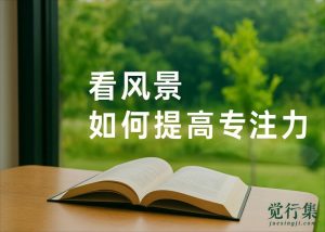 别再逼自己死读书！窗外风景，才是提升专注力的秘密武器