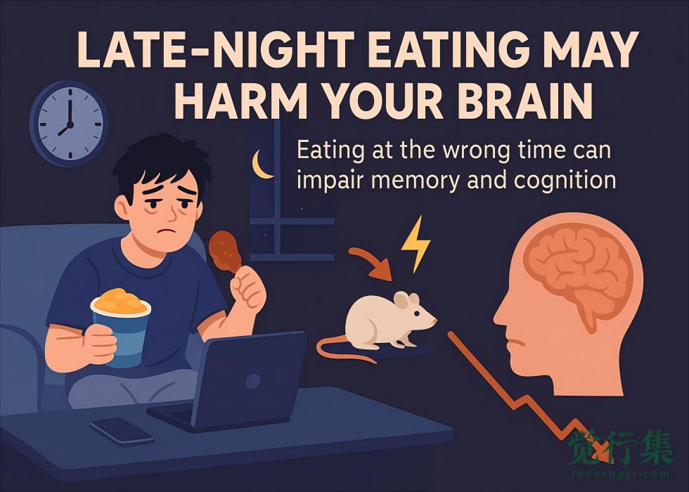 半夜吃东西，不只让你胖，还可能“吃掉”你的大脑！