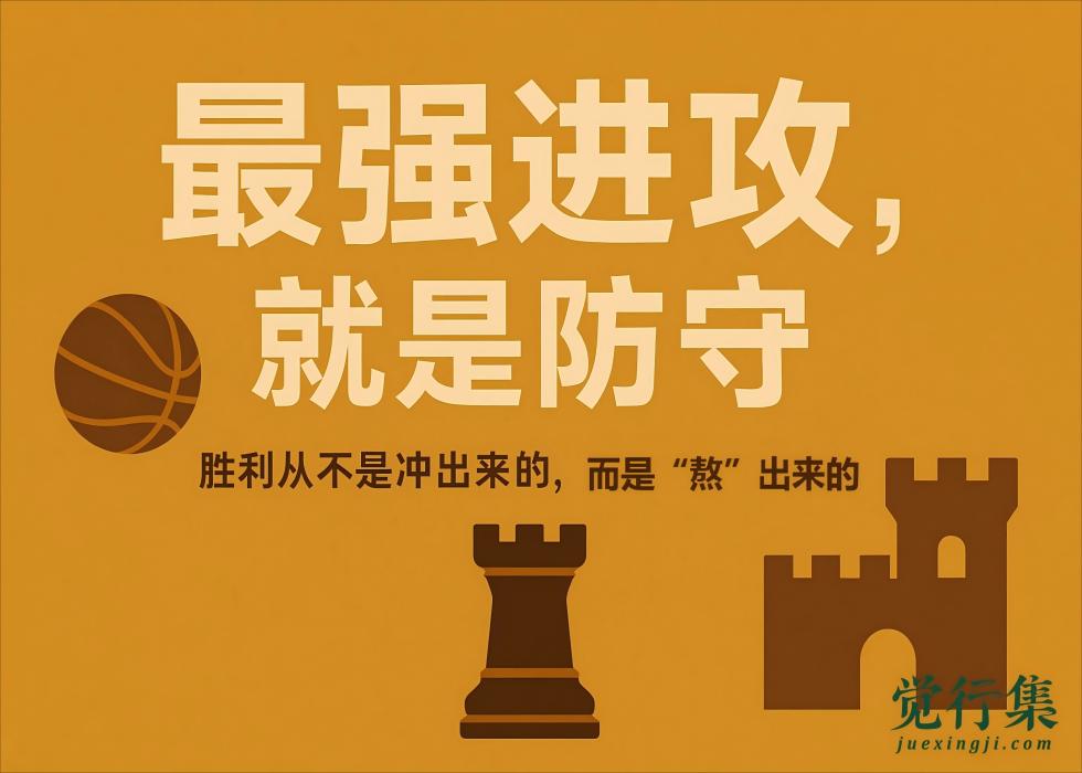“最强进攻是防守”：真正高手的胜利，不靠一招制敌，而是等果子熟透
