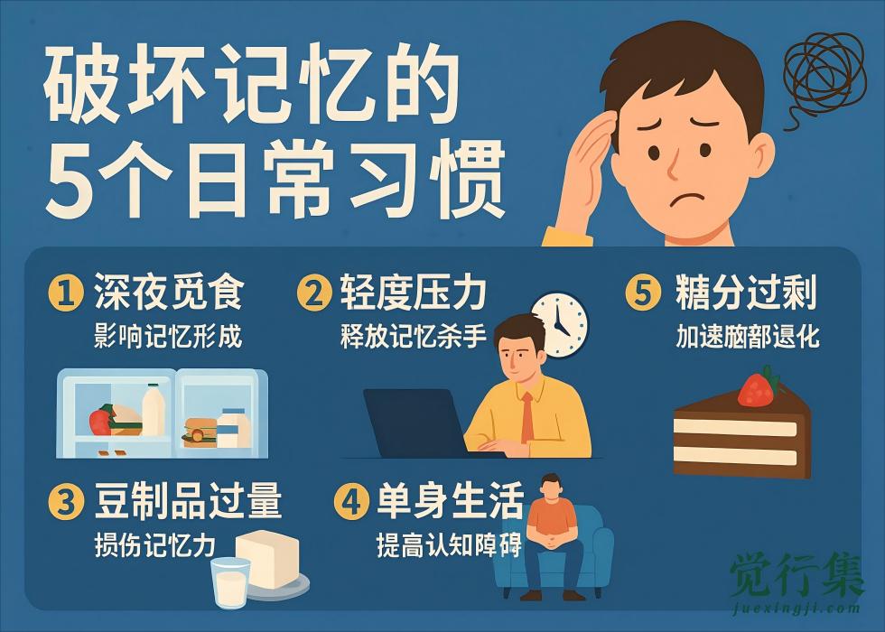 🧠你不是记性差，只是这些习惯正在“偷走”你的大脑