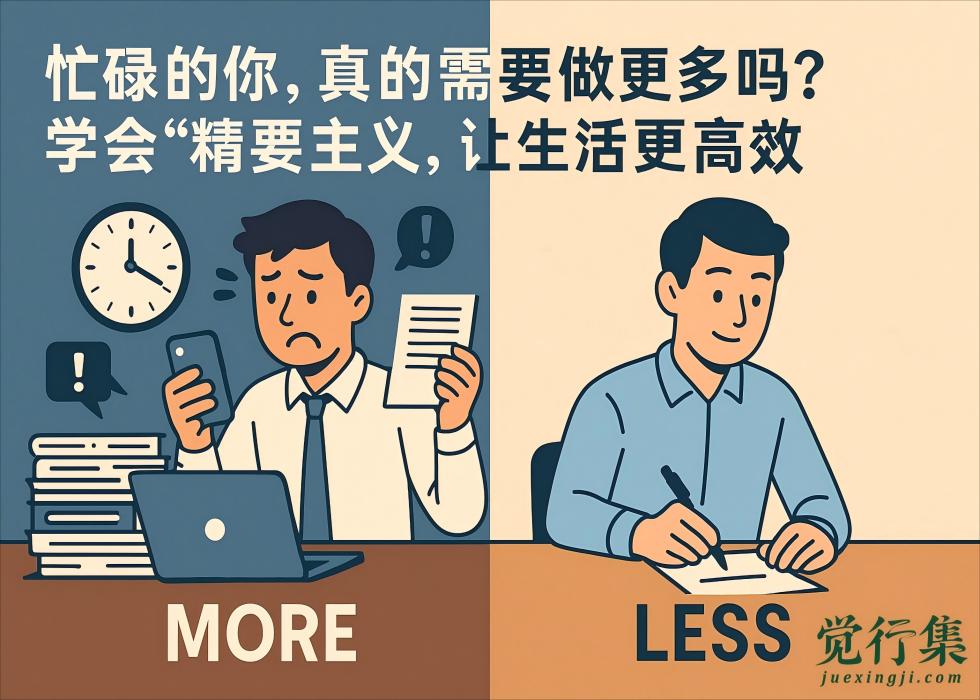 忙碌的你，真的需要做更多吗？学会“精要主义”，让生活更高效！
