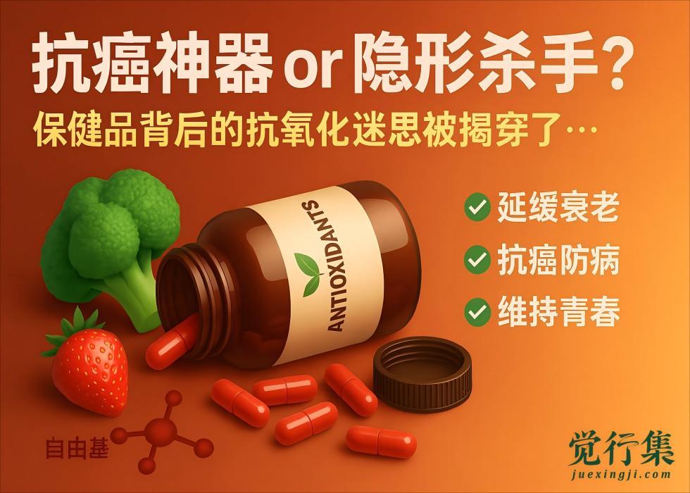 抗癌神器or隐形杀手？保健品背后的抗氧化迷思被揭穿了…