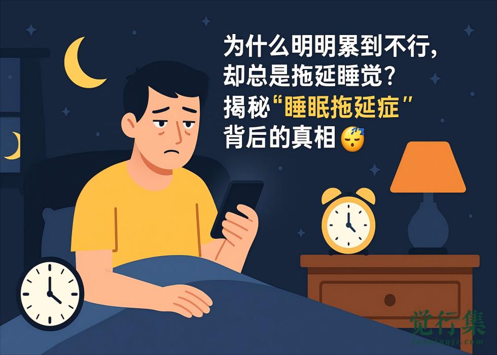 未为什么明明累到不行，却总是拖延睡觉？揭秘“睡眠拖延症”背后的真相