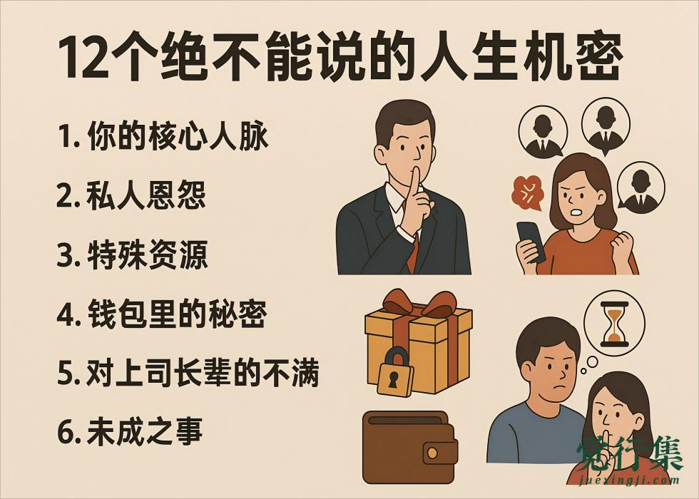 12个绝不能说的人生机密【觉行集juexingji.com】