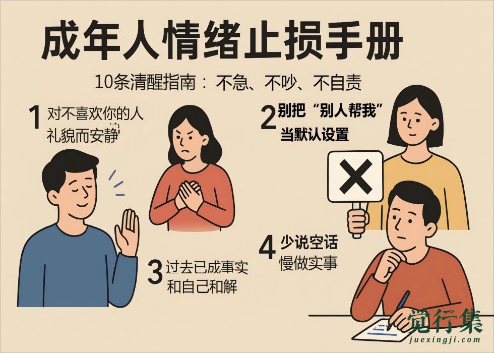 不迎合、不内耗：成年人情绪止损手册【觉行集juexingji.com】