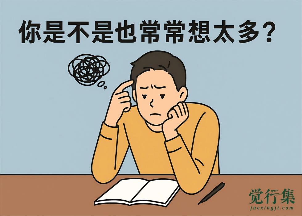 你是不是也常常想太多？心理学教你4步终结“过度思虑”【觉行集juexingji.com】