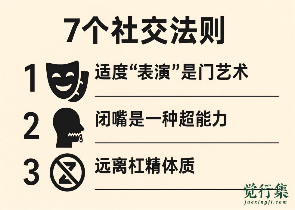 7个社交法则！难怪有些人人缘这么好【觉行集juexingji.com】