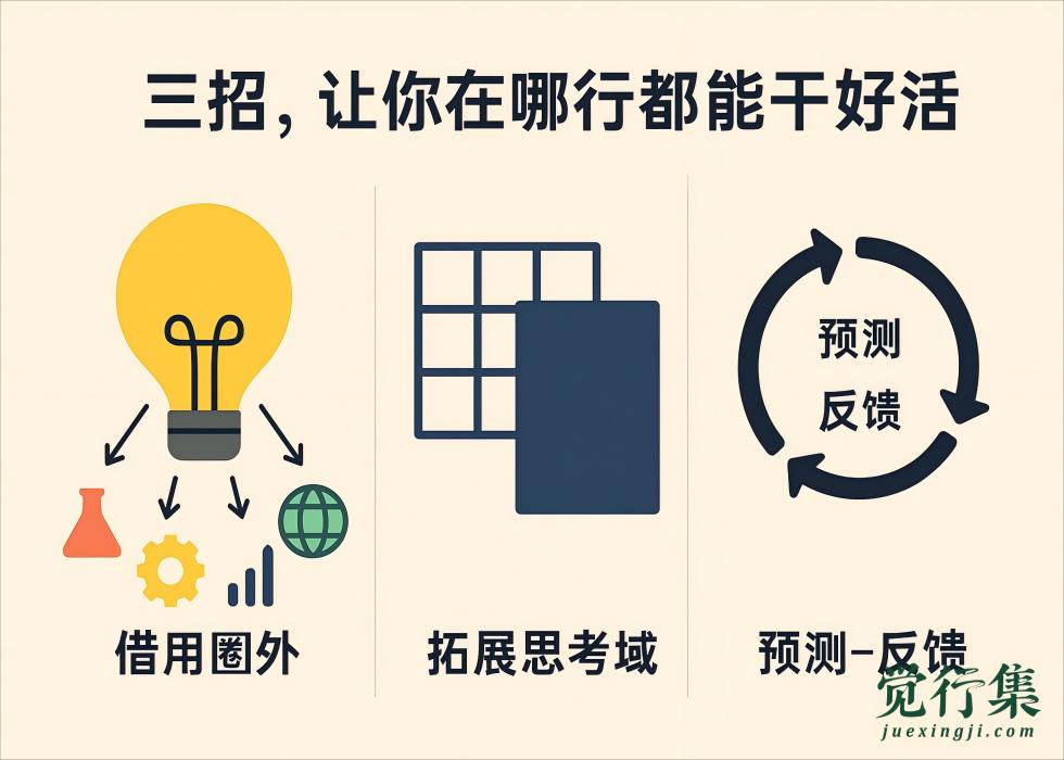 三招，让你在哪行都能干好活