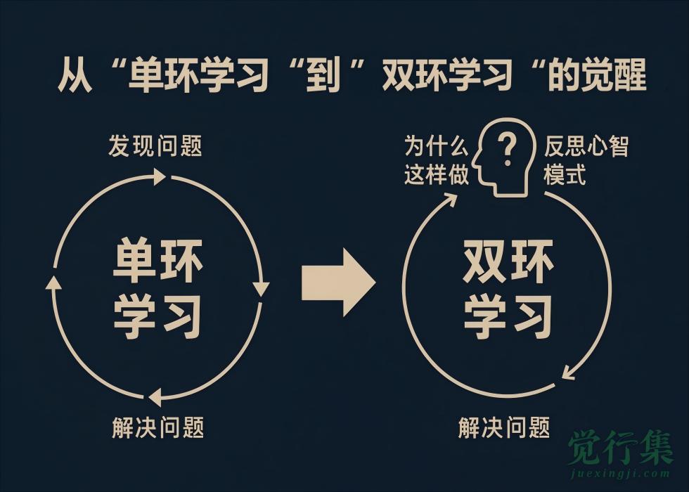 从‘单环学习’到‘双环学习’的觉醒”！【觉行集juexingji.com】