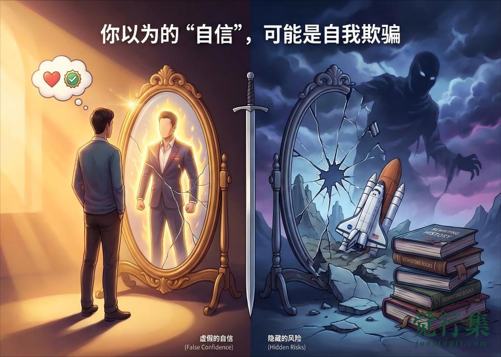 你以为的“自信”，可能是自我欺骗：人类心智的残酷真相【觉行集juexingji.com】