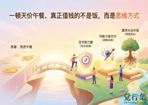 一顿天价午餐，真正值钱的不是饭，而是思维方式【觉行集juexingji.com】