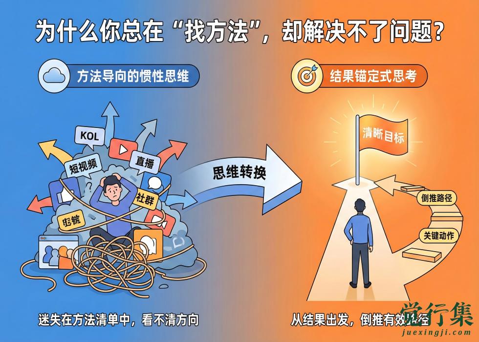 为什么你总在“找方法”，却始终解决不了问题？【觉行集juexingji.com】