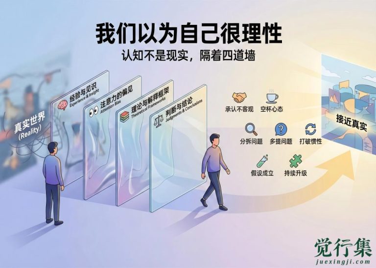 我们以为自己很理性，其实一直活在“认知滤镜”里【觉行集juexingji.com】