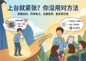 上台就紧张不是你胆小，而是你没用对方法【觉行集juexingji.com】