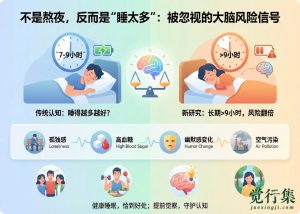 不是熬夜，反而是“睡太多”：被忽视的老年痴呆风险信号【觉行集juexingji.com】