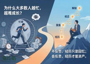 为什么大多数人越忙，反而越难成长？【觉行集juexingji.com】