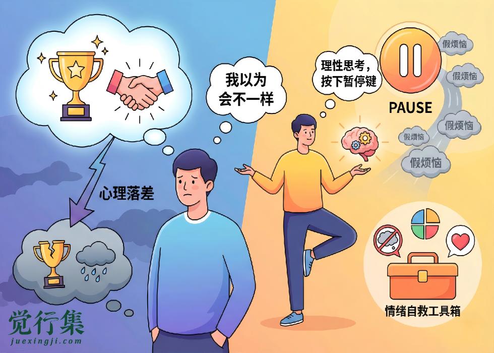 为什么心理落差，总是让人这么难受？【觉行集juexingji.com】