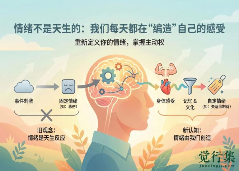 情绪不是天生的：我们每天都在“编造”自己的感受