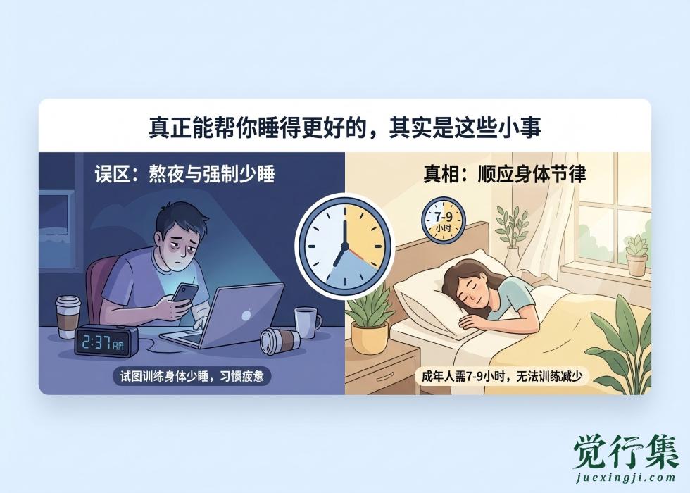 真正能帮你睡得更好的，其实是这些小事【觉行集juexingji.com】