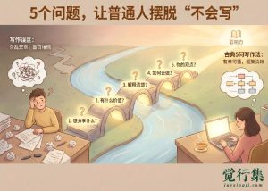 5个问题，让普通人摆脱“不会写”，轻松写出有影响力的文章【觉行集juexingji.com】