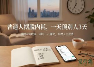 普通人摆脱内耗，一天顶别人3天【觉行集juexingji.com】