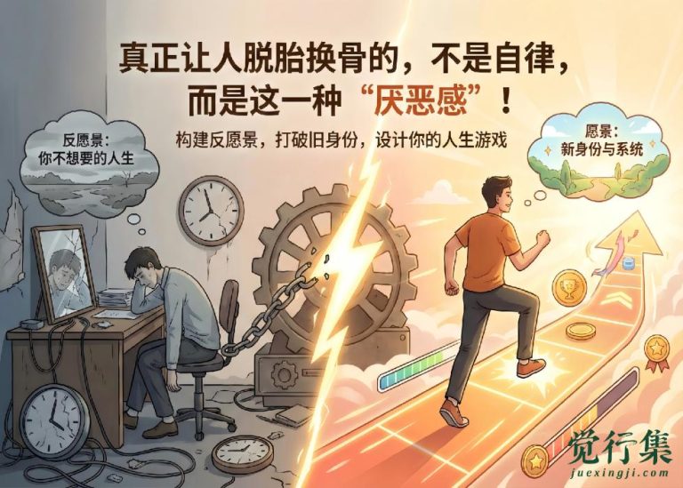 真正让人脱胎换骨的，不是自律，而是这一种“厌恶感”！【觉行集juexingji.com】