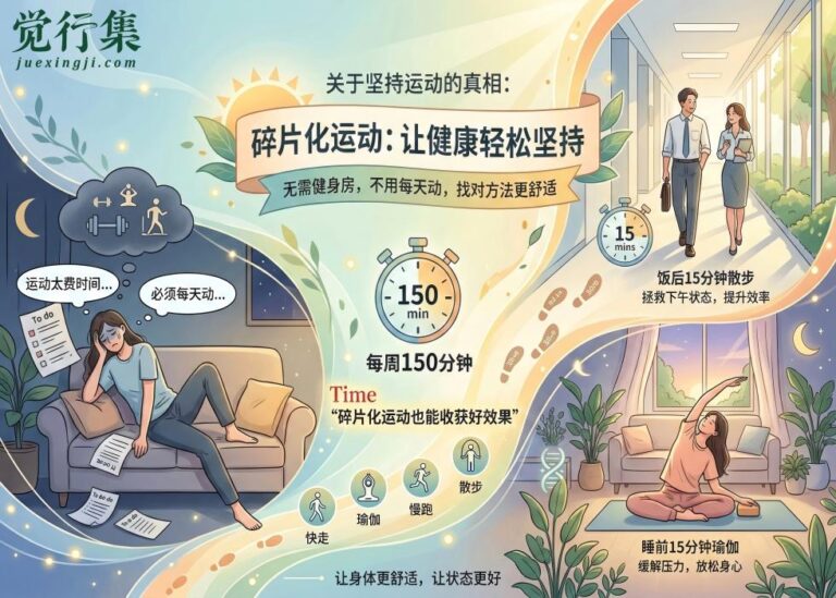 碎片化运动：让健康轻松坚持