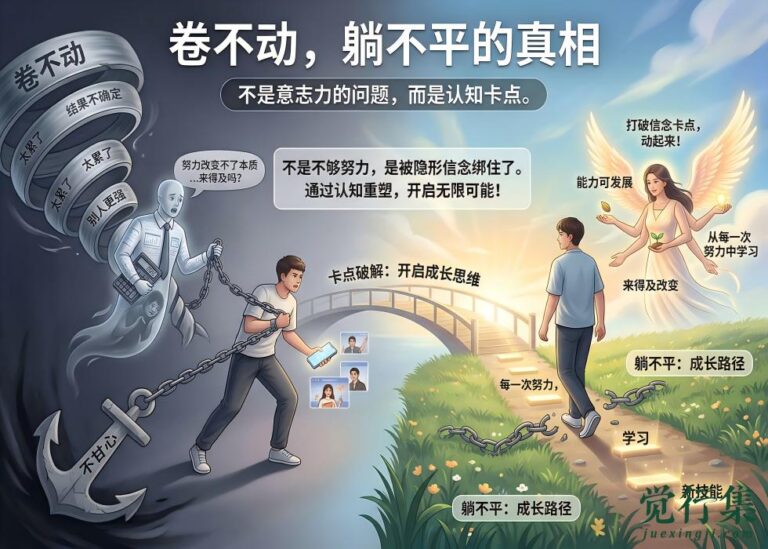 “卷不动又躺不平”——破解普通人的认知僵局 文章封面