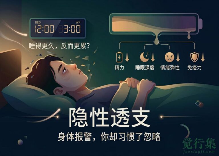 睡不好、醒得早、总疲惫 ——现代人的“隐性健康透支”自查指南文章封面