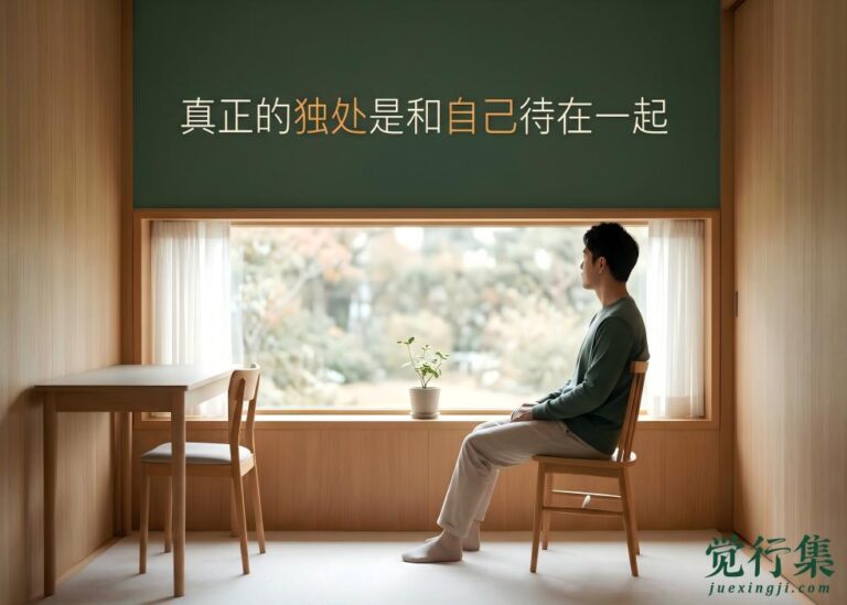 真正的独处是和自己待在一起 文章封面