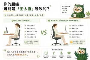 真正护腰的坐姿，从来不是 “挺直腰背”【觉行集juexingji.com 个人成长陪伴者】png