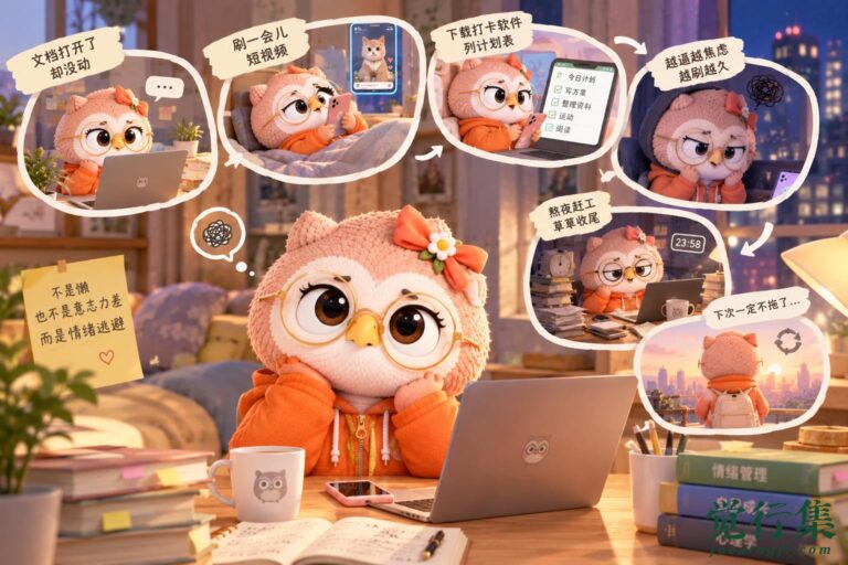拖延根本不是时间管理问题【觉行集juexingji.com 个人成长陪伴者】